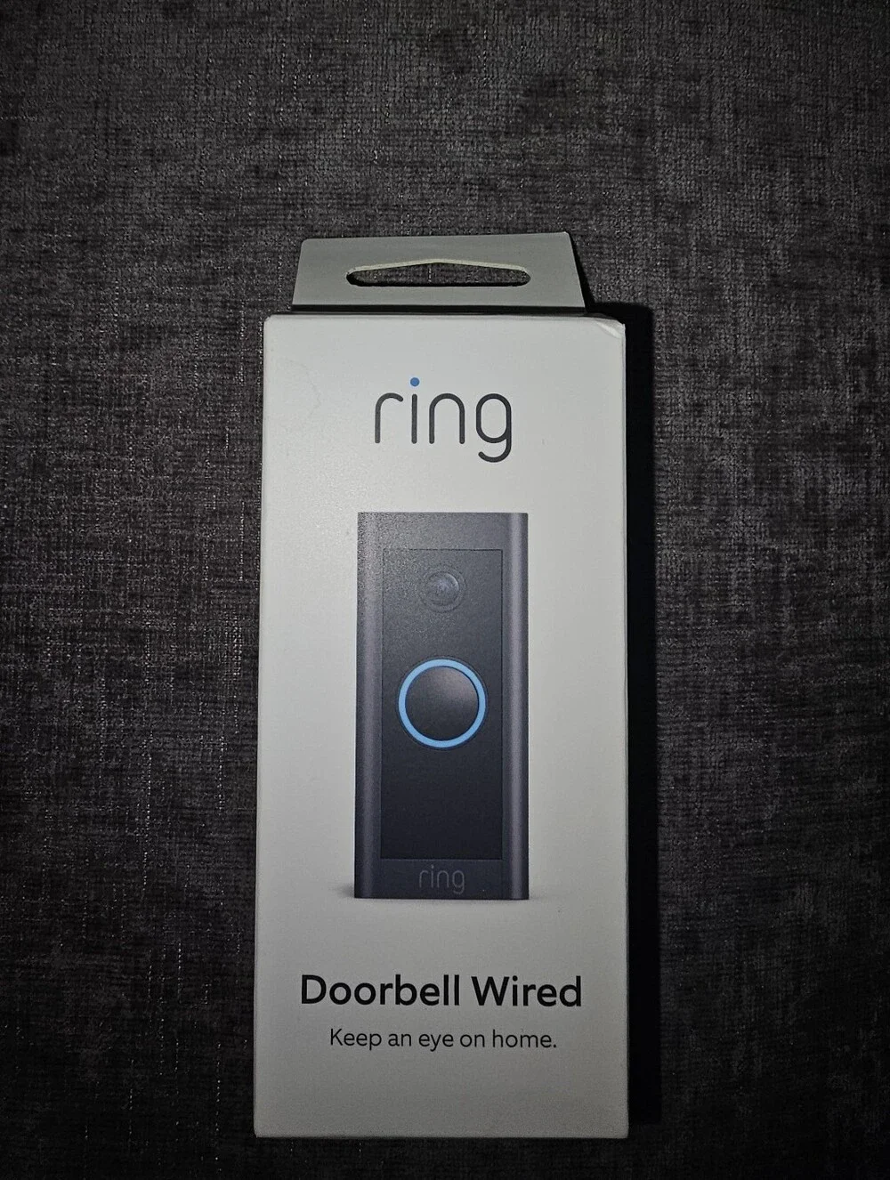 Ring Video Doorbell Wired 1080p WiFi Security Camera Black | Refurbished